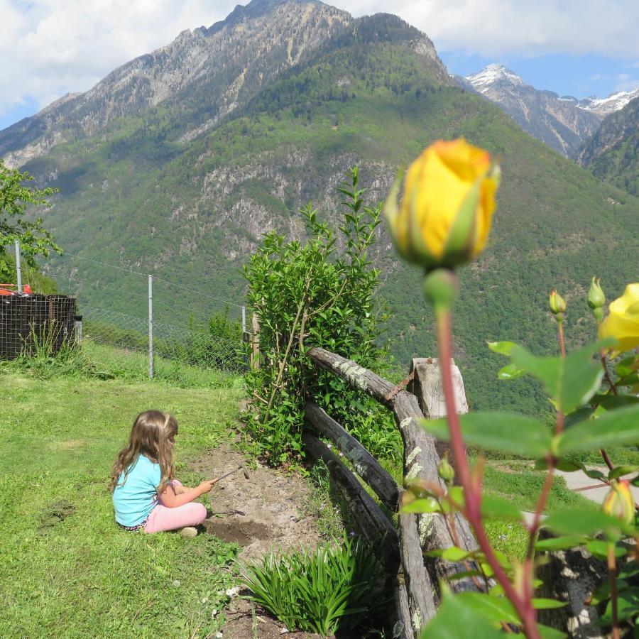 Da Erminia Bed & Breakfast Verdabbio Bagian luar foto